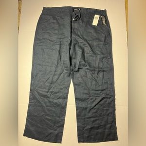 Polo Ralph Lauren Women's Cargo Jogger Pants Zip Bottom Navy Blue 20 MSRP-$125